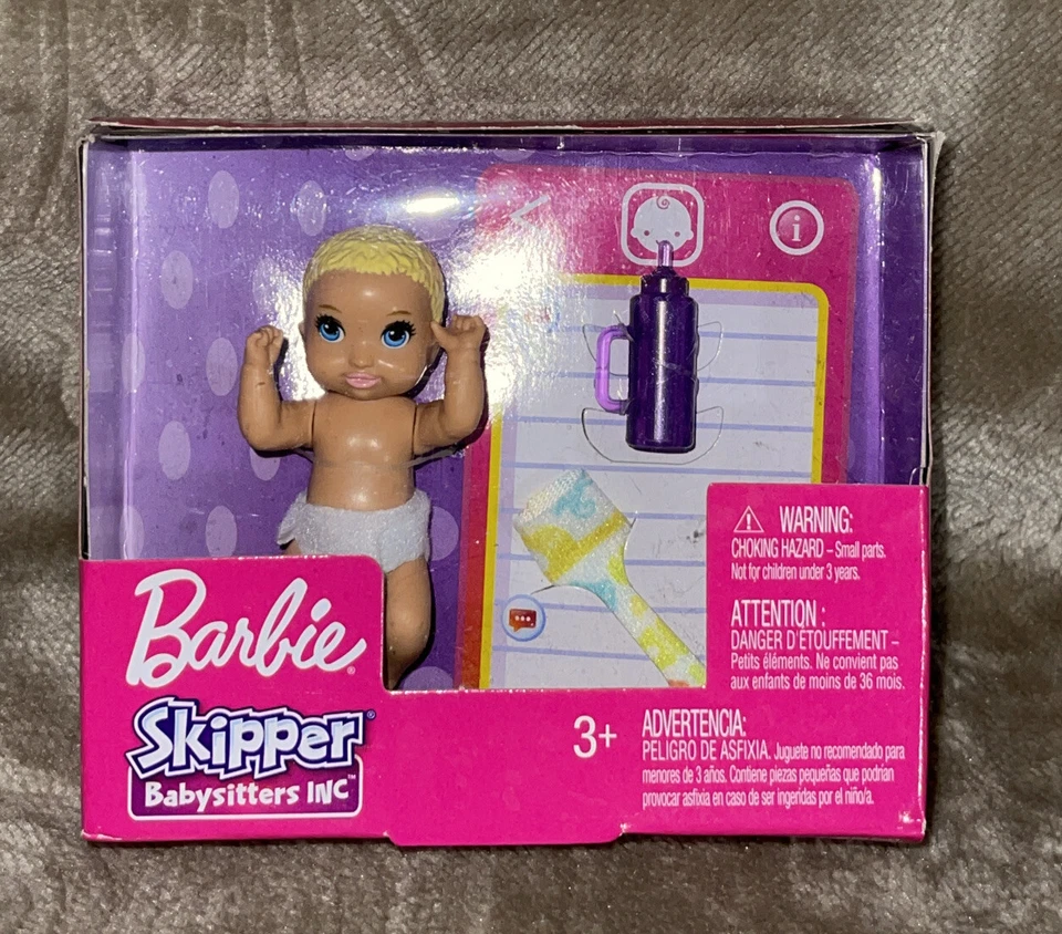 Mattel Barbie Skipper Babysitters Inc 3 PC Baby Doll Figures