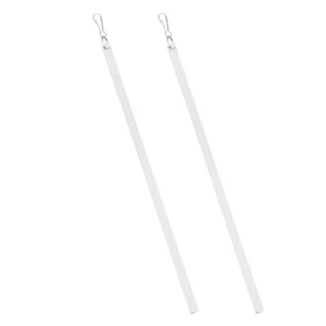 2Pcs Transparent Acrylic Curtain Pull Wand Modern Drapery Rod for Curtains - Picture 1 of 12