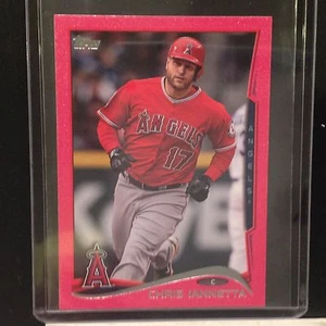 CHRIS IANNETTA #154 ANGELS 16/25 made Pink parallel 2014 Topps Mini - Picture 1 of 1