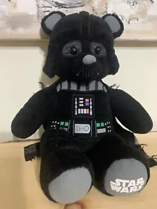 Build A Bear Star Wars Darth Vader Bear Plush with Sound Cape 18 Inch BAB 2015 - Picture 1 of 11