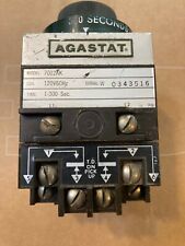 AGASTAT 7012AK TIME DELAY RELAY ADJUSTABLE 1-300 SECONDS 120VAC COIL