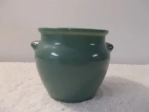 Vintage Dutchess Cheese New York Green & White Milk Glass Bowl Dish Crock - Picture 1 of 7