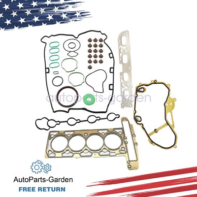 Juego de juntas de culata HS54874 aptas para GMC Terrain Chevrolet Equinox 2010-2012 2,4 L4 Foto 1 de 4