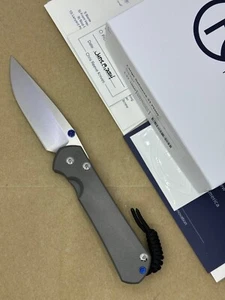 🌟 NEW CHRIS REEVE LARGE SEBENZA 31 TITANIUM HANDLE MAGNACUT DROP POINT BLADE -L - Picture 1 of 2