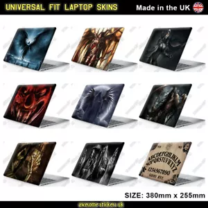 LAPTOP SKIN wrap sticker printed vinyl TO FIT  Macbook Lenovo HP ASUS Dell - Picture 1 of 10