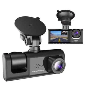 Dash Cam per auto anteriore e interna doppia fotocamera 1080Pcon visione nottura - Foto 1 di 7