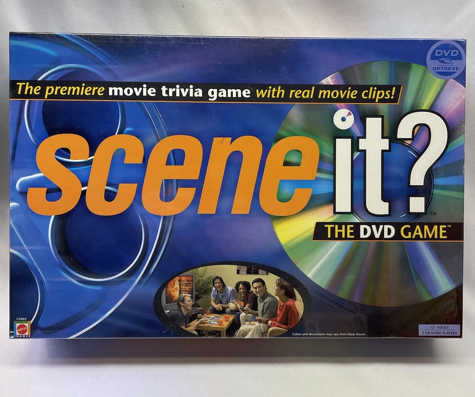 BRAND NEW SEALED! MATTEL SCENE IT? Movie Trivia The DVD Board Game 2003 - Image 1 of 2