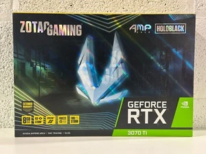 NEW ZOTAC GAMING GeForce RTX 3070 Ti AMP Extreme Holo Graphics Card SEALED - Picture 1 of 9