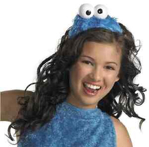 Cookie Monster Headband Sesame Street Glitter Blue Halloween Costume Accessory