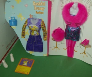 Barbie Lot Fashion Avenue Bashful Bunny Party Pink Blue Dress 1996 2001 Mattel - Photo 1/15