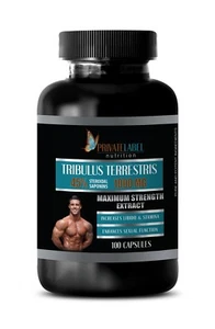 TRIBULUS TERRESTRIS 1000 - free testosterone booster - 100 Caps - Picture 1 of 12