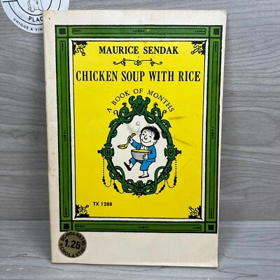 Chicken Soup with Rice A Book of Months Sendak 1962 SC Vtg Weekly Reader - Image 1 of 4