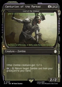 MTG Magic - Centurion of the Marked / Lord of the Undead Fallout Showcase PIP NM - Picture 1 of 1