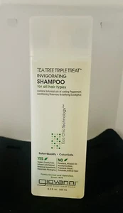 Giovanni Tea Tree Triple Treat Invigorating Shampoo Vegan Sulfate-Free 250ml - Picture 1 of 1