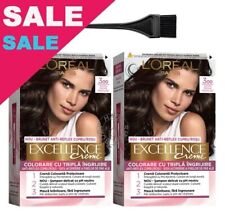 L'Oréal Excellence 300 Tinta permanente per capelli castano scuro intenso 2 pz
