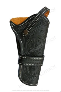 LEATHER WESTERN HOLSTER PISTOL COVER GUN REVOLVER HOLSTERS ROUGH RIDER HERITAGE - Picture 1 of 13