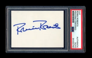 ROBIN ROBERTS SIGNED MINT CUT PSA/DNA AUTOGRAPHED PHILADELPHIA PHILLIES HOF - Picture 1 of 1