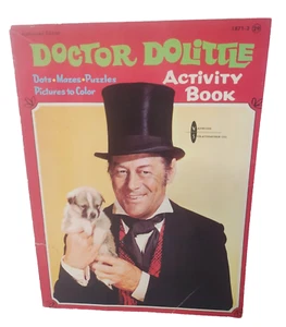 Doctor Doolittle Activity Coloring Book 1967 Watkins-Strathmore Pub. Unmarked - Picture 1 of 8