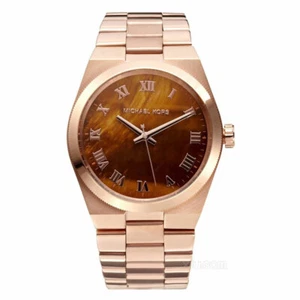 Reloj Michael Kors Channing Tigers esfera para ojos chapado en oro rosa rosa para damas MK5895 - Imagen 1 de 2