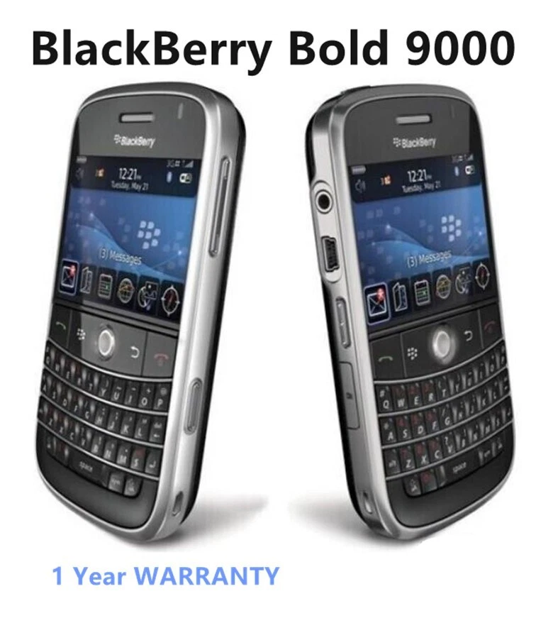 Original BlackBerry Bold 9000 Unlocked QWERTY Keyboard GPS WIFI 3G SmartPhone - Image 1 of 4
