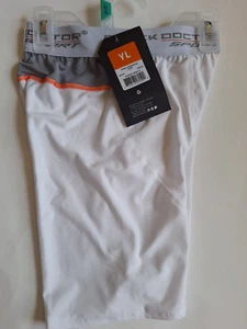 NWOT Shock Doctor YL compression white shorts - Picture 1 of 2