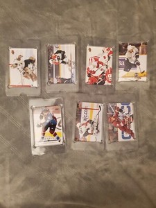 2008/09 Upper Deck Oversize Jumbo 7 Card Lot Turco Datsyuk Forsberg