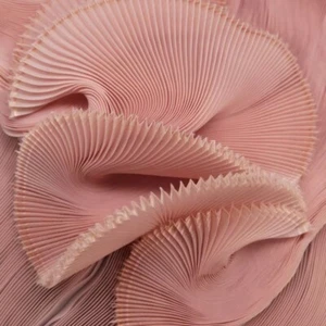 Kleine Falten Gefaltetes Organza-Gewebe DIY Steifes Material Bühnen dekoration - Picture 1 of 26