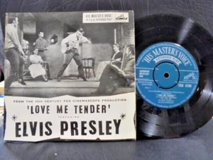 ELVIS PRESLEY E.P "LOVE ME TENDER " Or.UK H.M.V. EX+ COND.IN EX+ Or.PIC SL. - Picture 1 of 2
