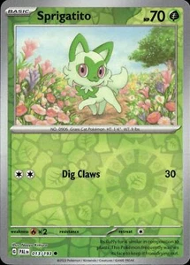 Pokemon Sprigatito Miscellaneous Cards & Products 013/193 Reverse Holo NM - Picture 1 of 1
