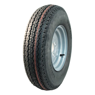 KINGS TIRE Komplettrad 4.50-10 KT-715 6PR + 3.50Bx10H2 ET0 4x100 76 N Stahl grau - Bild 1 von 3