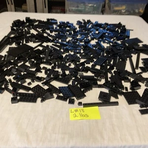 Legos Vintage Bricks Black Miscellaneous Tiles, Pieces & Parts Lot 2 Lb - Picture 1 of 11