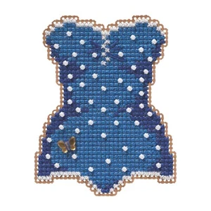 Swimsuit Beaded Cross Stitch Kit Mill Hill 2019 Spring Bouquet MH181915 - Picture 1 of 1