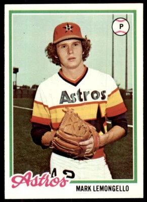 1978 TOPPS MARK LEMONGELLO HOUSTON ASTROS #358 - Image 1 of 2