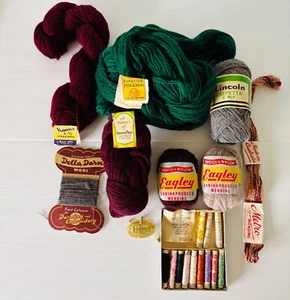 Vintage Craft Threads & Yarns Advertising Display Mixed Lot - Picture 1 of 5
