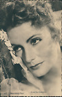 Actrice Greta Garbo Ca1930 Vintage Silver Print On Carte Postale Paper Vintag
