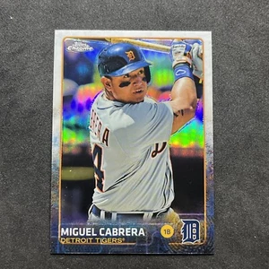 2015 Topps Chrome Refractor Miguel Cabrera #162 - Picture 1 of 2