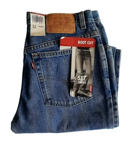 Vintage Levis 517 Womans Jeans Red Tab Size 11 L Made In USA New With Tags - Picture 1 of 7