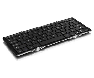 Aluratek ABLKO4F Portable Ultra Slim Trifold Bluetooth Keyboard Recgarge Battery - Picture 1 of 6
