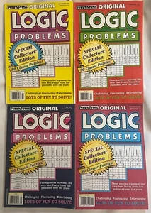 Lot of (4) Original Special Collector's Edition Logic Problems Puzzle Books - Picture 1 of 1
