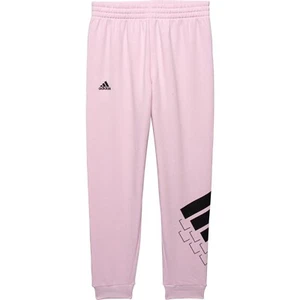 NWT Adidas Big Girls Graphic Fleece Jogger AK0349, Pink, Medium (10/12) - Picture 1 of 2