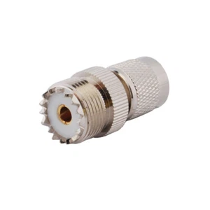 10pcs TNC Male Plug to UHF SO-239 Female Ethernet WiFi Connector Adapter Coaxial - Picture 1 of 4