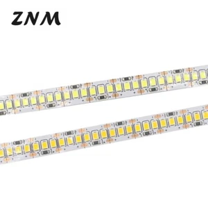 STRISCIA LUCE LED BIANCA FREDDA CALDA 12V 240 Led/M 2835 AUTOADESIVA 5M 10M 20M - Foto 1 di 7