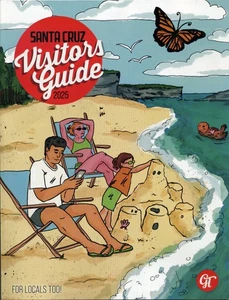 Guía de visitantes de Santa Cruz 2025 - Anuncio de Jerry Garcia / Grateful Dead - Imagen 1 de 5