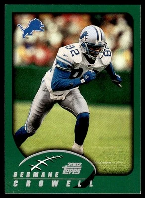 2002 Topps Germane Crowell Detroit Lions #266 - Image 1 of 2
