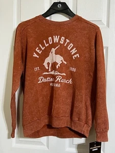 Yellowstone - Dutton Ranch Burgundy Sweatshirt - Gr. L Neu mit Etikett - Bild 1 von 4