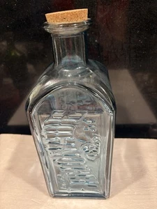 Vintage Large Lemonade Glass Bottle 5 Cents Lemonade, Green Glass - Picture 1 of 4