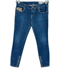 DIESEL Grupee-Zip Women Denim Stretch Skinny Leg Jeans W29 L26 - Picture 1 of 16