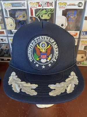 NUEVO SIN ETIQUETAS Estados Unidos de América Hoja de Plata Snapback Trucker Sombrero/Gorra Por George Foto 1 de 4