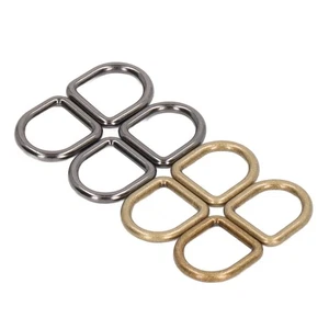 120pcs D Rings 60pcs Bronze 60pcs Silver Black Semicircle Seamless Welding Z HOT - Picture 1 of 12