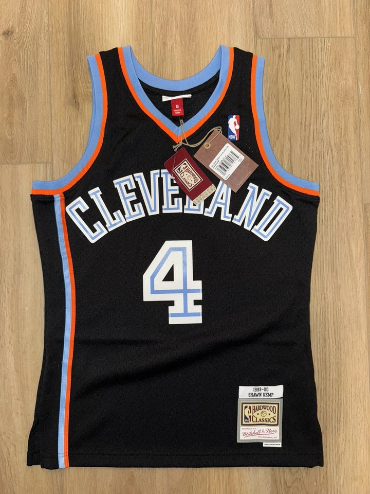 SMALL MITCHELL & NESS CLEVELAND CAVALIERS SHAWN KEMP JERSEY SWINGMAN HWC NWT  - Image 1 of 4
